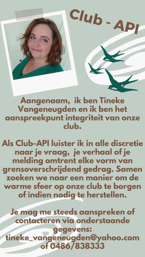 Tineke club API - KFC Zwaluw Wiemismeer